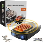 Ultrasonic Car Pest Repeller, Vehicle Rodent Deterrent Device with 3 Modes & IP65 Waterproof - Rechargeable Anti-Chewing Animal Repellent for Engine Protection, Garage, Outdoor Parking