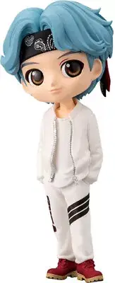 BTS - BanPresto - TinyTAN Mic Drop Q posket vol.1 Suga Statue [New Toy] Figure,