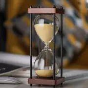 1x 30 Minutes sand Timer Wood Glass clock Home Decor gift