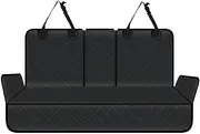 Dog Seat Cover Dog Car Seat Cover Mesh Pet Carrier Hammock Safety Protector Car Rear Back Seat Mat Dog Car Seat(Black)