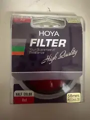 58mm HOYA Half Color Red