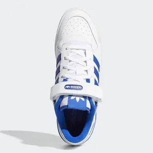 【現貨下殺】Adidas 男鞋 休閒鞋 低筒 魔鬼氈 Forum 白 藍【運動世界】FY7756