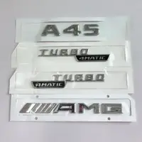 在飛比找ETMall東森購物網優惠-適用奔馳A35車標A45改裝AMG尾標TURBO4MATIC