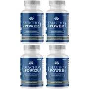 Macho Power Male Maximum Performance Advanced Formula Tablet- Four (4) Bottles