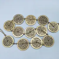 在飛比找Yahoo!奇摩拍賣優惠-現貨熱銷-【紀念幣】仿古幣銅錢收藏大清十二皇帝銅錢歷代皇帝銅