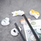 Japanese Style Cat Chopsticks Holder Cartoon Spoon Tableware Holder Kitchen