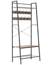ClosetMaid Steel Frame Entryway Bench With 9 Hooks & Shoe Storage Rack