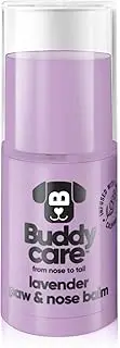 Buddycare Dog Paw & Nose Balm - Lavender Protects & Repairs Dry, Cracked & Chapped Skin | Vegan & Cruelty-Free, Moisturises & Nourishes | Pocket Sized Grooming Accessory