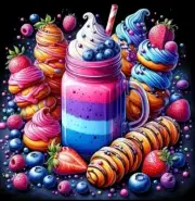 Fruit Cake Ice Cream 5D DIY Diamond Painting Kit Diamond Painting Making 40x40cm