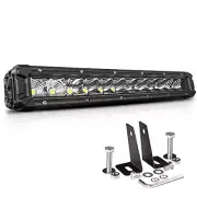 12 Inch LED Light Bar Single Row Flood Spot Beam Combo 12v 12" LED Light Bar