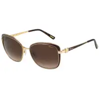 在飛比找Yahoo奇摩購物中心優惠-Chopard 太陽眼鏡(金+琥珀色)SCHB69S