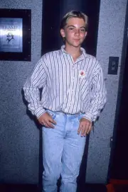 Jeremy Miller attends the Press Conference: Celebrities Rall - 1989 Old Photo