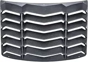 Rear Window Louver Compatible for Chevrolet Camaro 2016-2022, ABS Matte Black Windshield Sun Shade Cover in GT Lambo Style