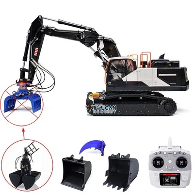 1/14 RC Hydraulic Excavator Tracked EC380 Metal 3-Arms Assembled Diggers Bucket