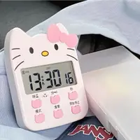 在飛比找蝦皮購物優惠-✳▥☎台灣熱銷 凱蒂貓計時器時鐘鬧鐘閃光靜音振動作業定時器可