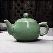 XENITE Tea Kettle Teapot 270ML Celadon Teapot Handmade Spherical Filter Tea Set Delicate and Durable Tea Maker Tea Set Gift Tea Kettle Teapots (Color : A)
