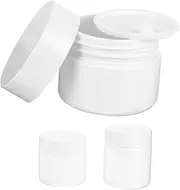 Didiseaon 3Pcs Refillable Cream Containers Leak Makeup Jars Convenient Travel Bottles for Creams Lotions and Beauty Products Durable Plastic Cosmetic Storage Jars