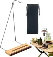 Camping Light Pole - Multi-Function Folding Triangular Shape Pole Stand | Camping Furniture, Cell Phone Accessories for Mom, Daughter and Girlfriend