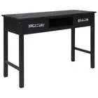 vidaXL Console Table Black 110x45x76 cm Wood 2BB