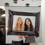 Balloon Inflatable Frame Black for Party-Graduations-Weddings- Selfies
