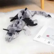 Giant Dinosaur Plush Toy Soft Stuffed Cartoon Animal Snow Dragon Doll Girlfriend Sleeping Pillow Kids Birthday Gift High Quality 100cm gray