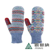 在飛比找momo購物網優惠-【ATUNAS 歐都納】女款無指針織緹花圖騰保暖手套(A-A