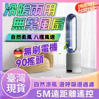 在飛比找蝦皮購物優惠-冷暖兩用💖台灣現貨 冷暖兩用無業電風扇 46吋18吋無葉循環