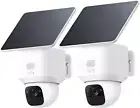 Solocam E30, 2 Pack, Security Cameras Wireless Outdoor, Solar Camera Outdoor Wir