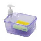 Soap Dispenser and Scrubber Holder 2 in 1 Gadgets,Soap Liquid Pump Bottles