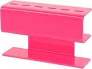 WRITWAA Eyelash Extension Tweezers Stand Durable Acrylic Tweezer Storage Rack for Organizing Lash Tools Stylish and Functional Desktop Holder for Eyebrow Trimmers and Accessories