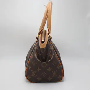 LOUIS VUITTON LV 路易威登 #450 原花抓皺肩背包 Tivoli PM M40143 二手