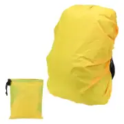 40-50L Backpack Rain Cover with Drawstring Bag, L, Fluorescent Yellow