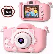 Kids Camera, Kids Digital Camera Boys/Girls, Toddler Camera Chritmas Birthday Fe