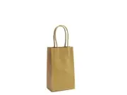 50pcs x KRAFT BROWN GIFT CARRY BAGS - BULK - CRAFT SHOPPING BAG - MICRO SMALL