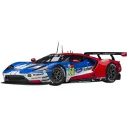 81912 1/18 Ford Gt 2019 68 Le Mans 24 Hours Race Lmgte Pro Class Blue/Red/White