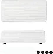 2 PCS Absorbent Diatom Coaster Rectangles, Stone Drying Mat for Kitchen Counter for Soap Dispensers, Sponges, and Soap Absorbent Stones