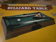 Mini Pool Table Set Portable Small Tabletop Billiards Game with 2 Sticks