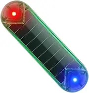 Anti Theft LED Light,Simulation Warning Lights - Car Security Anti Theft Device, Car Solar Anti-Theft Light, Flashing Security Light Fake Lamp