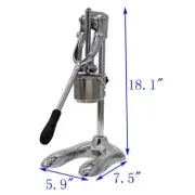 New 6*6mm Stainless Manual French Mashed Potatoes Fries Squeezer 30CM Long