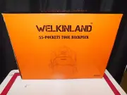 WELKINLAND W021363 ''BLK'' 55 POCKET TOOL BACKPACK (FL)