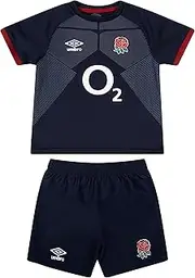 Umbro England 2023/24 Infant Kids Alternate Replica Rugby Kit Navy/Red