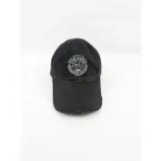 Balenciaga Embroidered Scissors Hat / Cap in Indigo Black BNWT Small