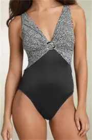 MIRACLESUIT RING TOSS MIRACLE SAND ART SWIM SUIT RESORT BATHING SWIMMING COSTUME