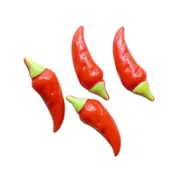 Chili Peppers - Shelly's Buttons - Food Flat Back Embellishments - Craft Scrap