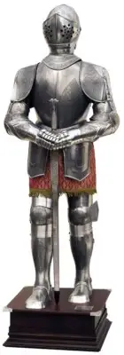 Medieval 16th Century Etched Spanish Full Suit of Armor Knight Crusader Armor