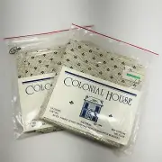 Vintage Colonial House Cross Stitch Fabric 14ct Country Border 2pks Dark Green