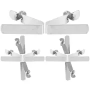 10 Pcs V-shaped Shrapnel Buckle Push Pole Clips Umbrella Spring Clamp