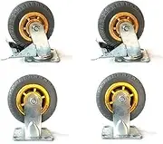 4X 6 150mm Heavy Duty Industrial Swivel Caster Wheels Castor 1000KG Trolley