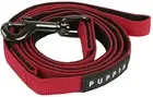 Puppia Two Toned Lead - Red, Small