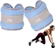 Ankle Weights for Walking - Leg Weight Belt - Breathable Removable Sandbag Non-Slip for Running Gym Yoga Pilates Fitness Workout Walking Men Dumbbell Barbell